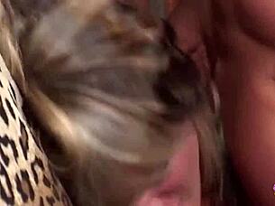 Naughty blonde girls make each other orgasm using tongues and sex toys?