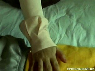 Japanese couple fucks hardcore in daytime