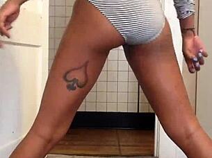 You Should Unsnap This Tattooed Girl's Natural Tits And Pussy.