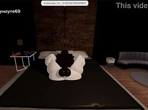 Femboy Siendo Culeado Por Su Papi Negro