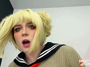 Himiko Toga celebrates 18th with hairy pussy sex and creampie