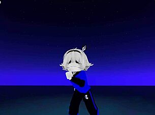 Hot roblox girls dance and show their ass and pussy