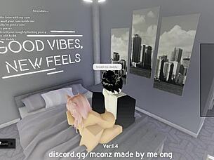 Fucking a cute catgirl on roblox condo! 😺