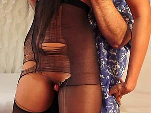 Think you can handle ripping my pantyhose for a fetish fuck and creampie in missionary?