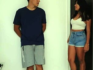 My unfaithful ebony neighbor wants to sleep over and fuck me passionately