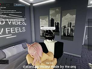 Fucking a cute catgirl on roblox condo! 😺