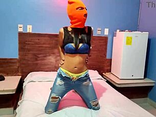 my stepsister strips naked for halloween