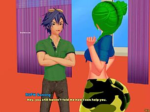 broke guy becomes a naughty doctor in the caretaker series