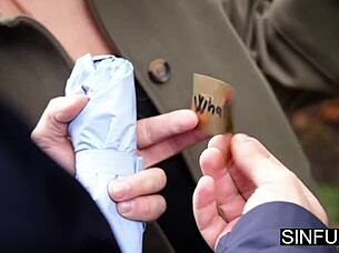 Kitana Lure deepthroats while Alexis Crystal licks