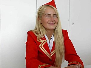 air hostess aisha in a creampie scene