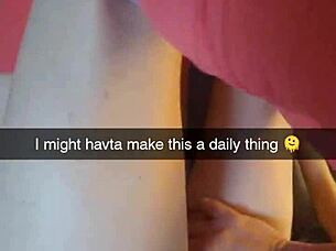 a cheating yoga milf gets fucked by her instructor on snapchat, cucked and creampied