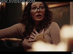 why does the nerdy girl submit to the old blonde's big tits in the gothic manor?