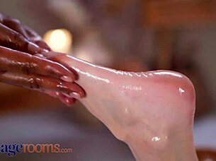 Massage room's big tits stacy cruz bbc interracial sex