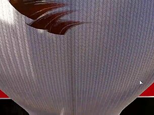 Hot secretary in horny select gameplay