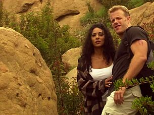 I watched black milf dee get fucked outdoor by seth dickens, it was so hot