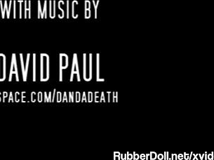 Latex doll bangs her rubber lady with strap-on! 😍