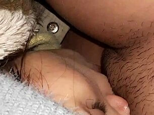 my neighbor dives into my pussy with her tongue in the abandoned barn, keeping our lesbian secret 😏