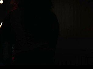 why does the nerdy girl submit to the old blonde's big tits in the gothic manor?