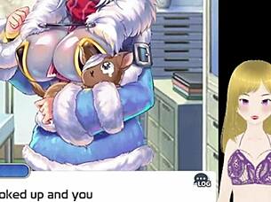 anime girl has her big tits fondled until they lactate in intense scene