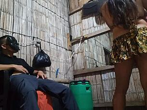 Come on, untie my vagina with that big dick, boss! Mature military woman meets Venezuelan operation leader in real porn.