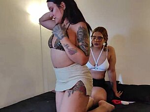 i teach my friend slut tricks in bed!