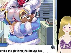 anime girl has her big tits fondled until they lactate in intense scene