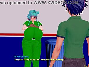 broke guy becomes a naughty doctor in the caretaker series