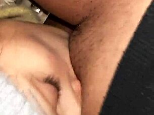 my neighbor dives into my pussy with her tongue in the abandoned barn, keeping our lesbian secret 😏