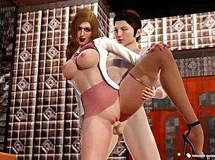 Hot secretary in horny select gameplay