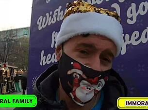 left alone by her bf mina von d finds new holiday fuck in budapest, with blowjob and doggystyle