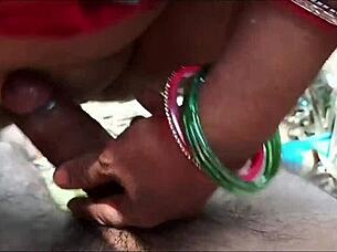 Step Aunt Enjoys Hot Sex In The Field