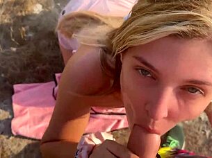 blowjob in the mountains