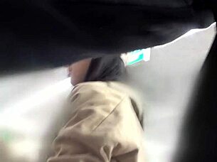 Asian amateur blowjob ends in facial cumshot