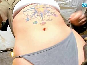 naughty teen 18+ soldier almost caught masturbating in the field?