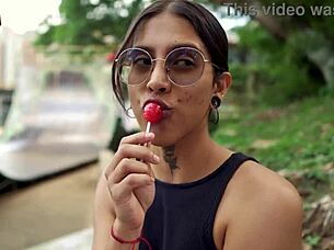 colombian petite teen creampied in casting