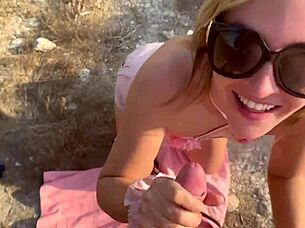 blowjob in the mountains