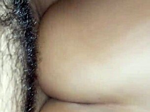 Homemade Horny Hairy Latina Feels Deep Passion In Bent Over Anal