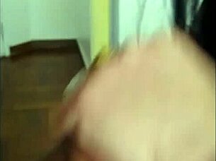 Sucking that big tits guy 😋