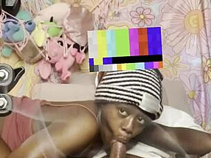 Intriguing casual fuck on florida sofa with monster cock.