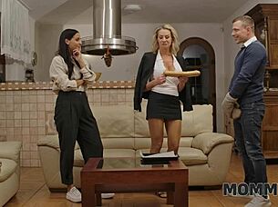 Why did mommy4k cheat with big tits seduction in french cuckold scene?