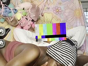 Intriguing casual fuck on florida sofa with monster cock.