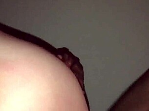 feeling so slutty, white neighbor gags on big black cock and takes facial