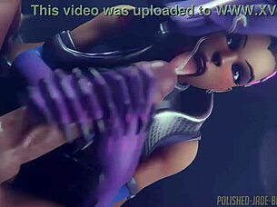 in the game, sombra says 'i'm the slut of the music' for rondoudou media