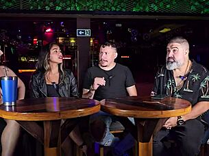 Topcast: Sensual Interview With Brazilian Wife Gaby Oliveira And Her Husband Outdoors