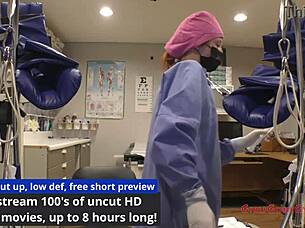 Jewel's behind-the-scenes procedure with fingering! 😏