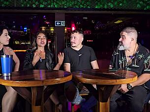 Topcast: Sensual Interview With Brazilian Wife Gaby Oliveira And Her Husband Outdoors