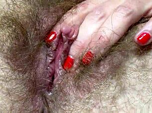 New Toy Tests Big Clit to Orgasm Closeup