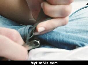 stepsister chloe lane gives bro blowjob