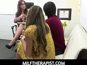 mackenzie mace and her stepbrother having a threesome with dr syren in the office 😏