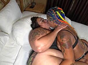 Barbie dreams of kissing latina pornstar in lesbian scene